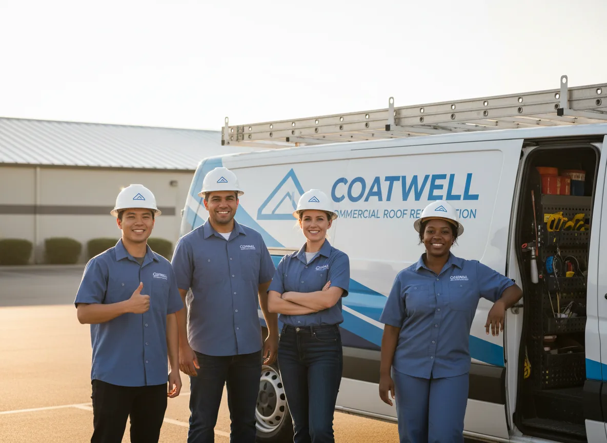 Commercial roof coating company in Omega, GA